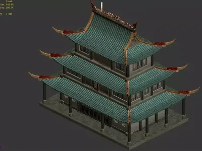 Xuanwu Hall 32 3D model