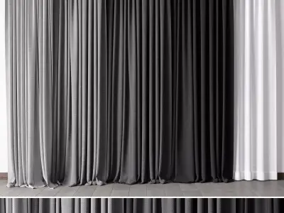 Hadi Curtains 32 3D model