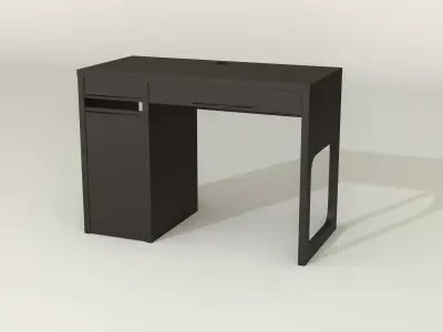 Desk PBR 2k Low-poly 3D model