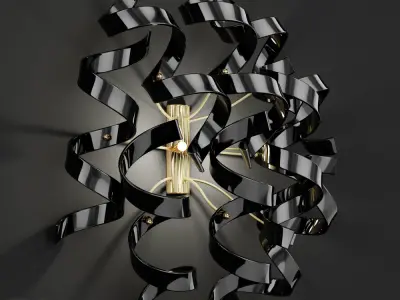 Wall light Astro MetalLux 9 pieces 3D model