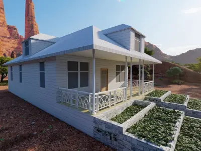 old house-Old Abandoned House 3D model