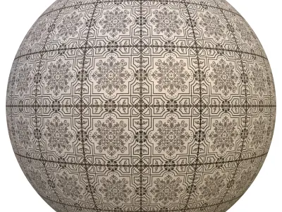 tile patterned 130-seamless-4k-pbr  Texture