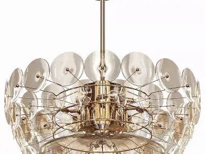 Anzazo chandelier Low-poly 3D model