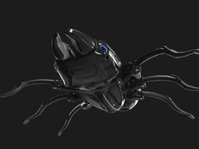   Ant  Robot  Sci-fi Low-poly 3D model