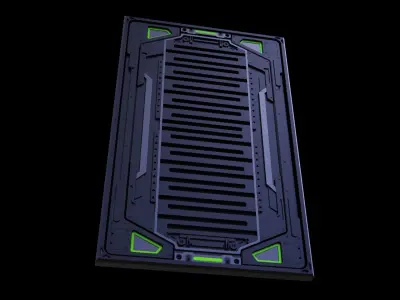 Futuristic Sci-Fi Panel Kitbash Collection High Detail 3D Models 3D model