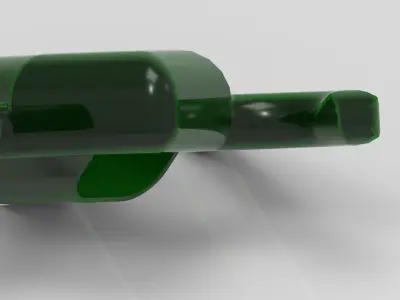 Toy space ship 3D print model