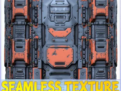 Sci-FI Seamless Texture Texture