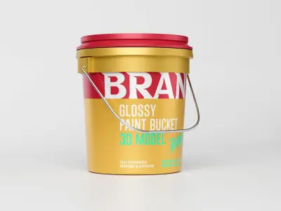 Paint Bucket Premium 3D modelling 3D model
