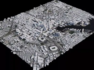 Baltimore - USA 3D model