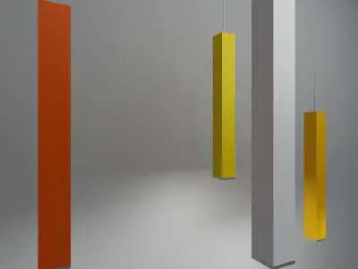 Miyako LED Suspension Lights Free 3D model