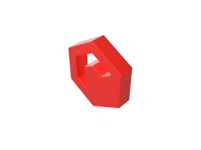 Rally Coin v2 003 Low-poly 3D model