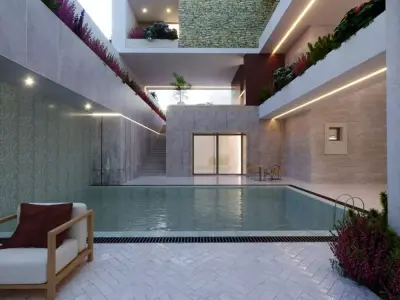 3D Model Modern Luxury House in the Capital Low-poly 3D model