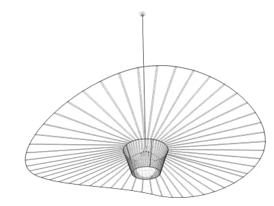 Vertigo pendant lamp by Constance Guisset 3D model