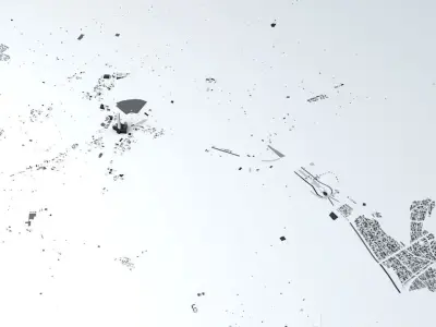 Mecca Streets and Buildings 3D model