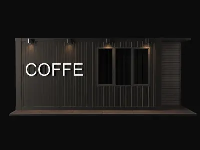 Container Cafe 1 3D model