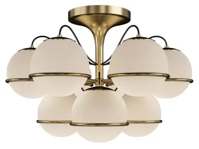 Pair  of Sarfatti chandelier Low-poly 3D model