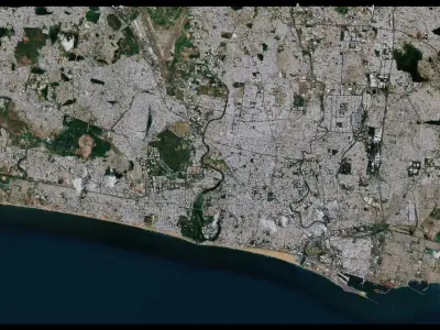 Chennai - India 3D model