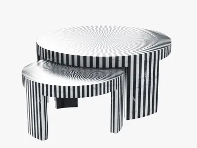 Made good carlotta marble table 3D model