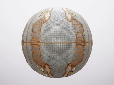 PBR Sci-Fi Spaceship Texture 50 Low-poly 3D model