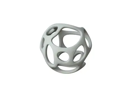 SciFi Cube Object No 36765 Low Poly Shape Texture