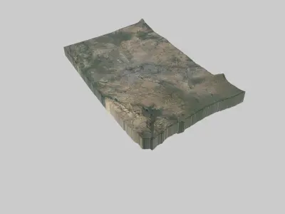 YEREVAN City Low-poly 3D model