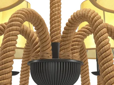 Hanging Lamp Loft 3D model