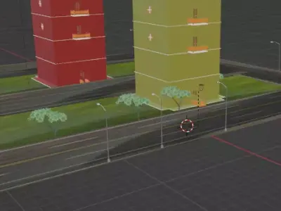 road with so on thing 3D model