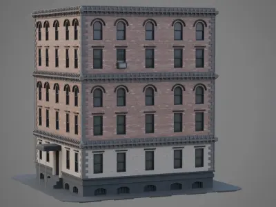 City building 3D model order