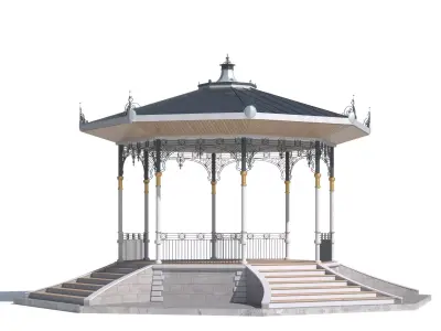 Gazebo 3D model 8