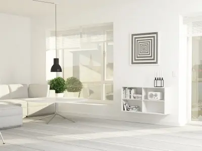 Modern Living Room Interior 001 3D model