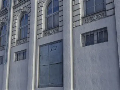 European Building 02 Low-poly 3D model