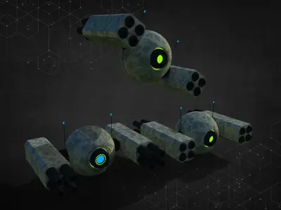 Soldier Drone Type 2 3D model