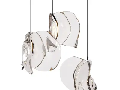 141 Sculptural Pendant Lamp by Bocci 3D model