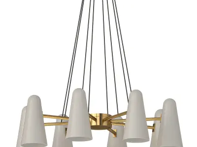 Pendant Lamp LUMI Low-poly 3D model