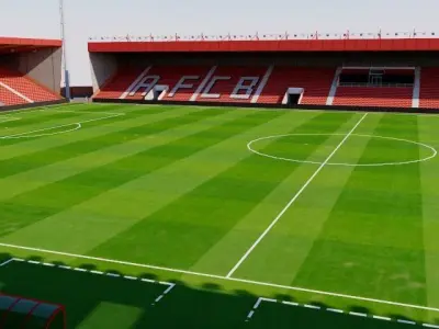 Dean Court Stadium - Bournemouth 3D model