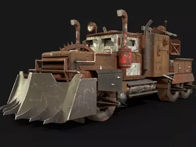 Post Apocalypse Truck 3D model