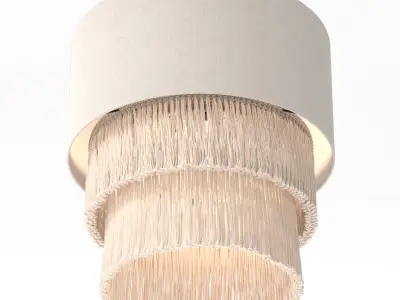 Macrame Lampshade 3D model