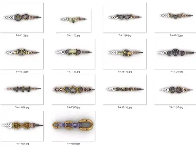 wristband men design 21 piece drawings wristbands  wristbands 3D print model