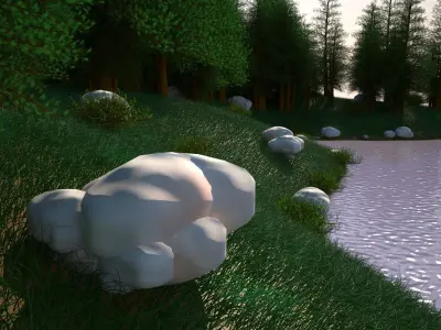 Landscape Model 02 3D model