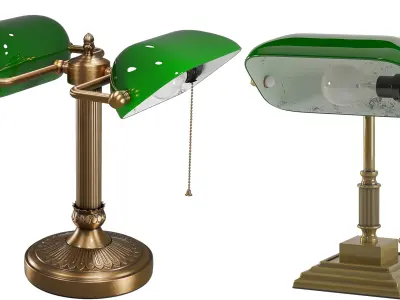 26 Table Study Light 3D model