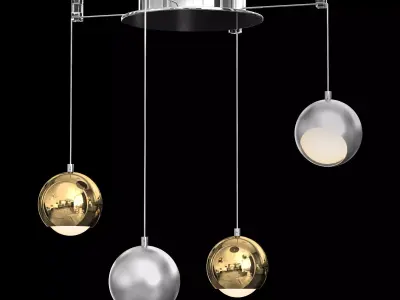 Spider Lamp 4 3D model