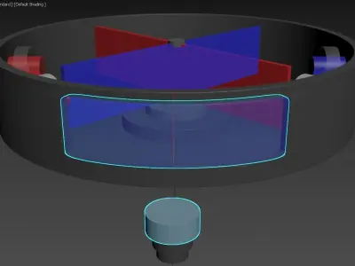 Stereoscopic 3D Display - Stereoscope - Concept 3D model