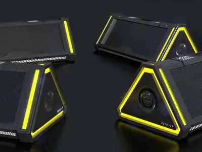 Sci Fi Box v4 Low-poly 3D model