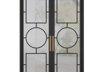 Entrance door set177 3D model