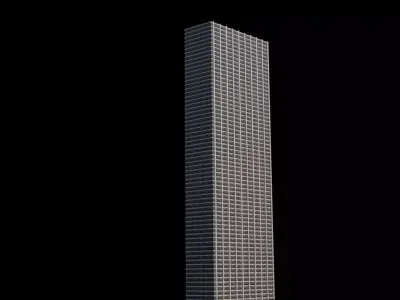 28 Liberty Street - NYC Low-poly 3D model