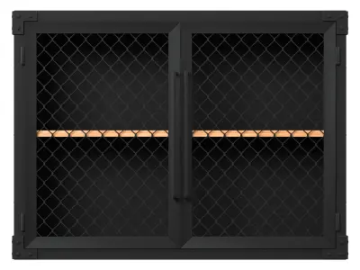 Hanging Cabinet with grid Noodles Noodles  Noodles Corp 3D model