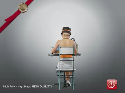 Casual Female A CC 21 30 006 3D model