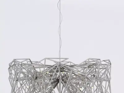 terzani Etoile Suspension chandelier 3D model