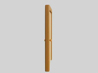Cartoon Door 1a Low-poly 3D model