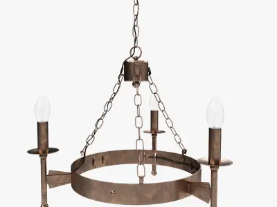 Old Chandelier 3D model